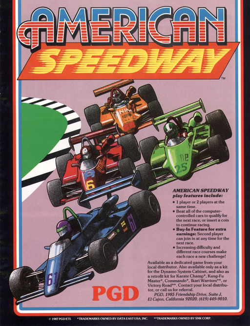 American Speedway (set 2) Arcade Game Cover